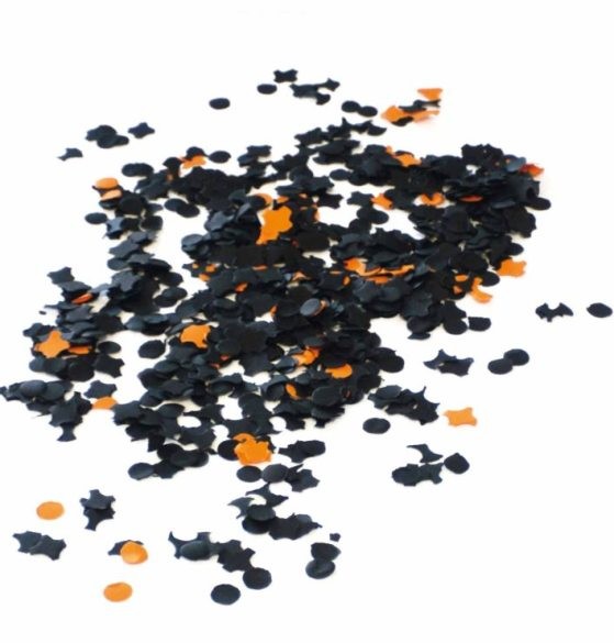 100 Confettis Halloween - Citrouilles, Chauves-Souris, Araignées | Décoration De Table Festive à Disperser