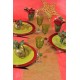 Boule transparente plexi pailletee 5 cm deco table festive