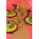 Boule transparente plexi pailletee 5 cm deco table festive