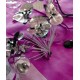 Branche pinus pin pailletee couleur festive 60 cm