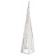 Petit Cone Paillete Blanc Deco Festive les 4 