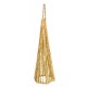 Petit Cone Paillete Or Deco Festive les 4