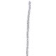 Fil Chenille Laitonne Metallise Argent 15 cm Decoration festive