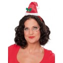 Serre Tête Bonnet de Noël A Sequin Adulte et Enfant