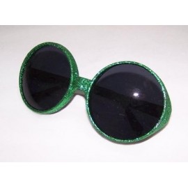 Lunettes Disco Vertes Pailletées