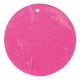 Marque place nacre ronde fuchsia x6