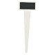 Piquet ardoise blanc marque place en bois