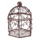 Bonbonniere cage a oiseaux chocolat a dragees