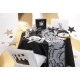 Livre d or cinema noir table festive decoration