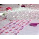 Chemin de Table Coeurs Intisse tissu non tisse decomariage