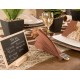 Craie Ardoise Ecriture Blanche decoration mariage table festive