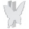 Marque place miroir papillon sur pince blanche les 6