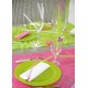 Epis de Ble avec Perles decoration vert anis fuschia