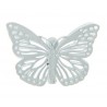 Papillons métal sur pince 3.5 cm les 4 coloris au choix