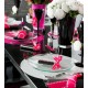 Set de table rond brillant mat couleur pep s deco design