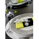 Set de Table Rond Brillant-Mat Couleur les 6