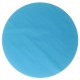 Set de table rond turquoise brillant mat 