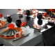 Chemin de Table Brillant Mat 6 couleurs festives table festive