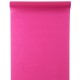 Chemin de table fuschia brillant mat zoom cote mat