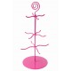 Support à dragées présentoir arbre métal fuchsia