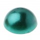 Perle autocollante turquoise demi perle decorative 7 mm les 60