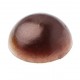 Perle autocollante chocolat demi perle decorative 7 mm les 60