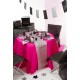 Assiette joyeux anniversaire carton noir chic deco glamour