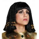 Perruque Cléopâtre reine d'Egypte femme luxe