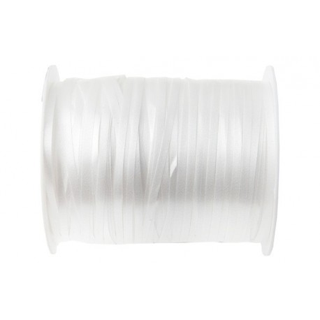 Bolduc ruban Miniricci blanc 10 mm bobine 25 Metres
