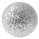 Boule pailletee festive blanche 3 cm les 12 deco de fete