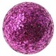 Boule pailletee festive fuschia 3 cm les 12 deco de fete