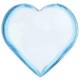 Coeur decoratif turquoise bombe les 12 coeurs
