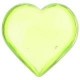 Coeur decoratif vert anis bombe les 12 coeurs