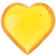 Coeur decoratif orange bombe les 12 coeurs
