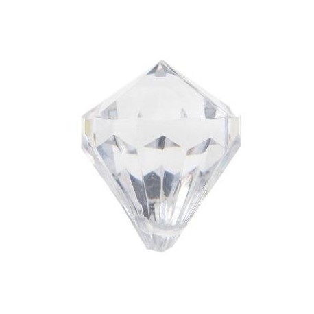 Pampille diamant transparent deco festive les 6