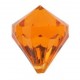 Pampille diamant orange deco festive les 6