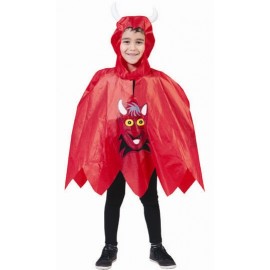 Déguisement poncho diable enfant Halloween