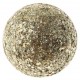 Boule pailletee or deco festive 16 mm les 50