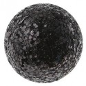 Boule pailletee noire deco festive 16 mm les 50