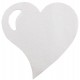 Sets de Table Coeur Blanc Pailleté Luxe 38 cm les 2