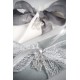 Etoile métal argent Déco Festive 3 cm les 6