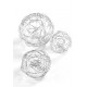 Boule Fil Métallique Argent diamètres Assortis les 10