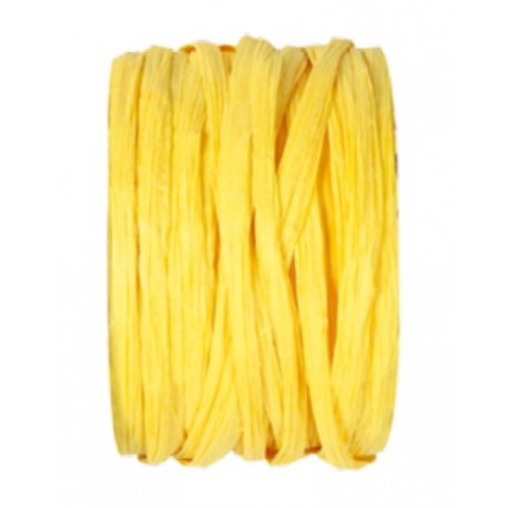 Paper raphia jaune 20 M bobine raphia