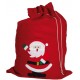 Sac de Père Noël Rouge Motif Pere Noel 68x49cm