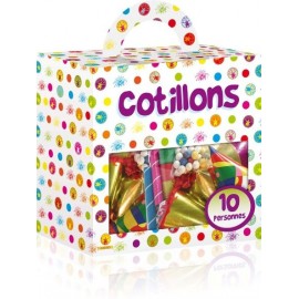 Boite Cotillons de Fête 10 Personnes Cotillons Assortis