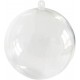 Boule plexi transparente 10 cm Boule plastique 