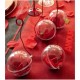 Boule Transparente 10 cm deco boule plexi avec petales 