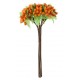 Baies Orange Avec Feuilles en Bouquet sur Tige les 12