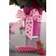 Baies Fuschia Avec Feuilles en Bouquet deco mariage fete