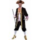 Chapeau tricorne brun velours Chic Deluxe Adulte